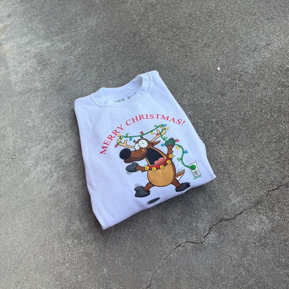 Joes USA Funny Reindeer Christmas Sweatshirt
